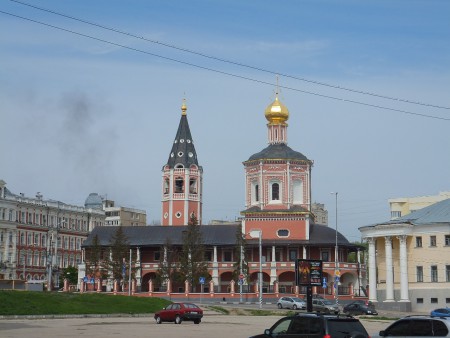 Saratov : vue sur l'église de la Trinité