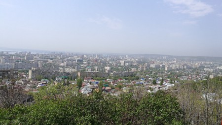 Saratov - Panorama, pris du parc de la Victoire.